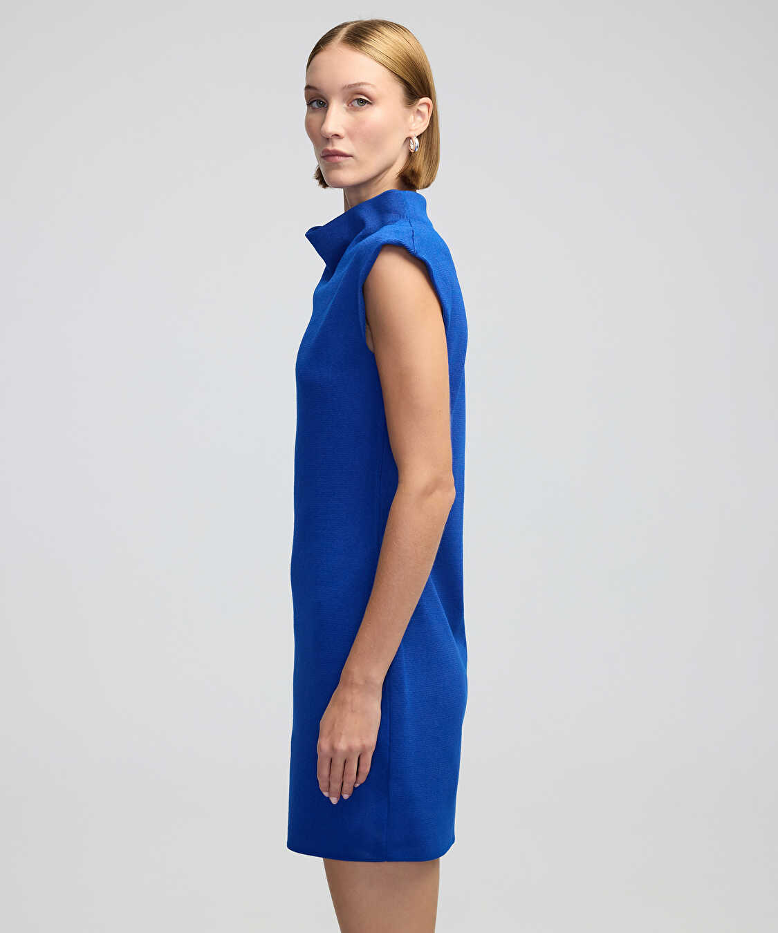 Triko mini elbise - IW6240002299020 - Saks Elbise