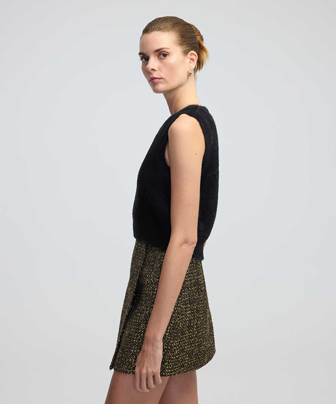 Basic pelüş triko - IW6240050287001 - Siyah Triko