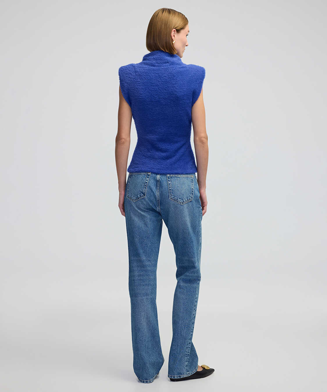 Vatkalı pelüş triko - IW6240050306020 - Saks Triko