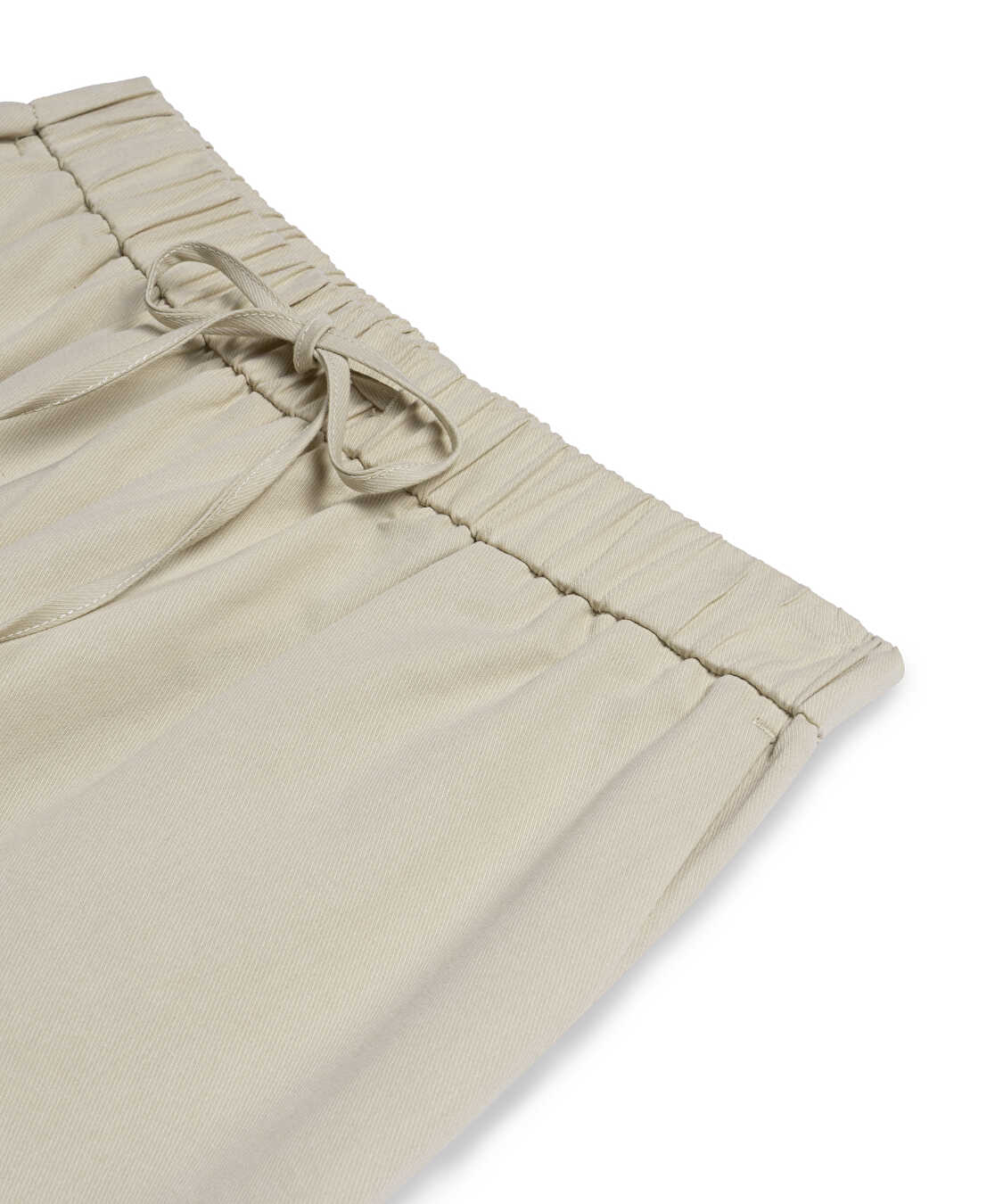 Ayarlanabilir bel wide leg fit pantolon - IW6250003055003 - Natürel Pantolon