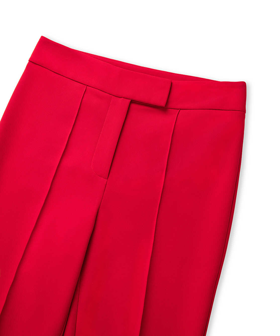 Yüksek bel skinny fit pantolon - IW6250003150034 - Kırmızı Pantolon
