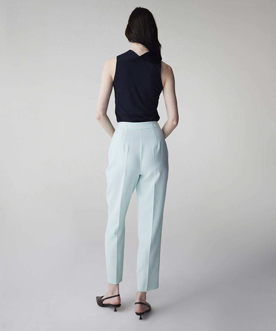 Ütü izli pantolon - IW6250003253128 - Nil Yeşili Pantolon