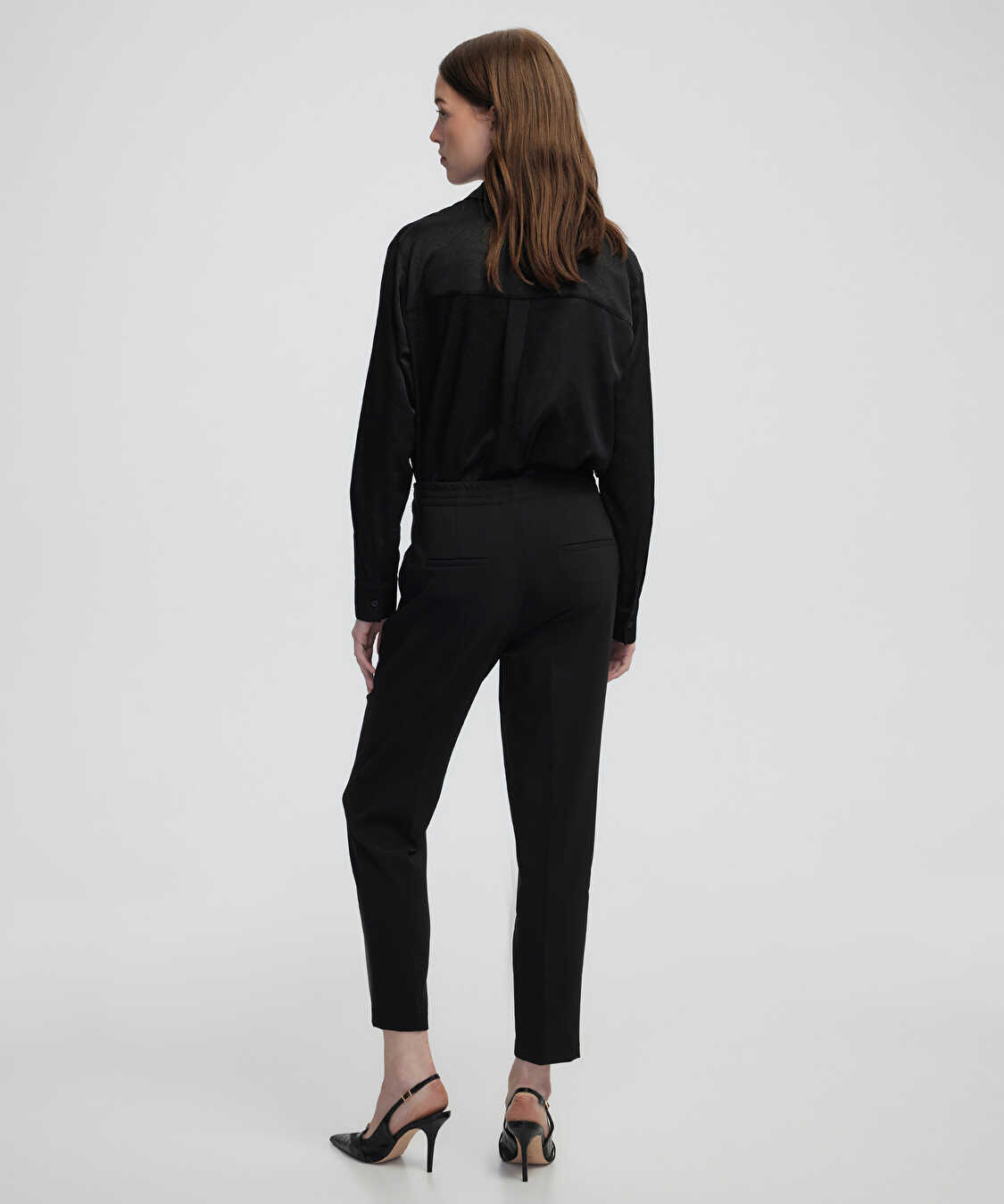 Cigarette fit pantolon - IW6250003315001 - Siyah Pantolon