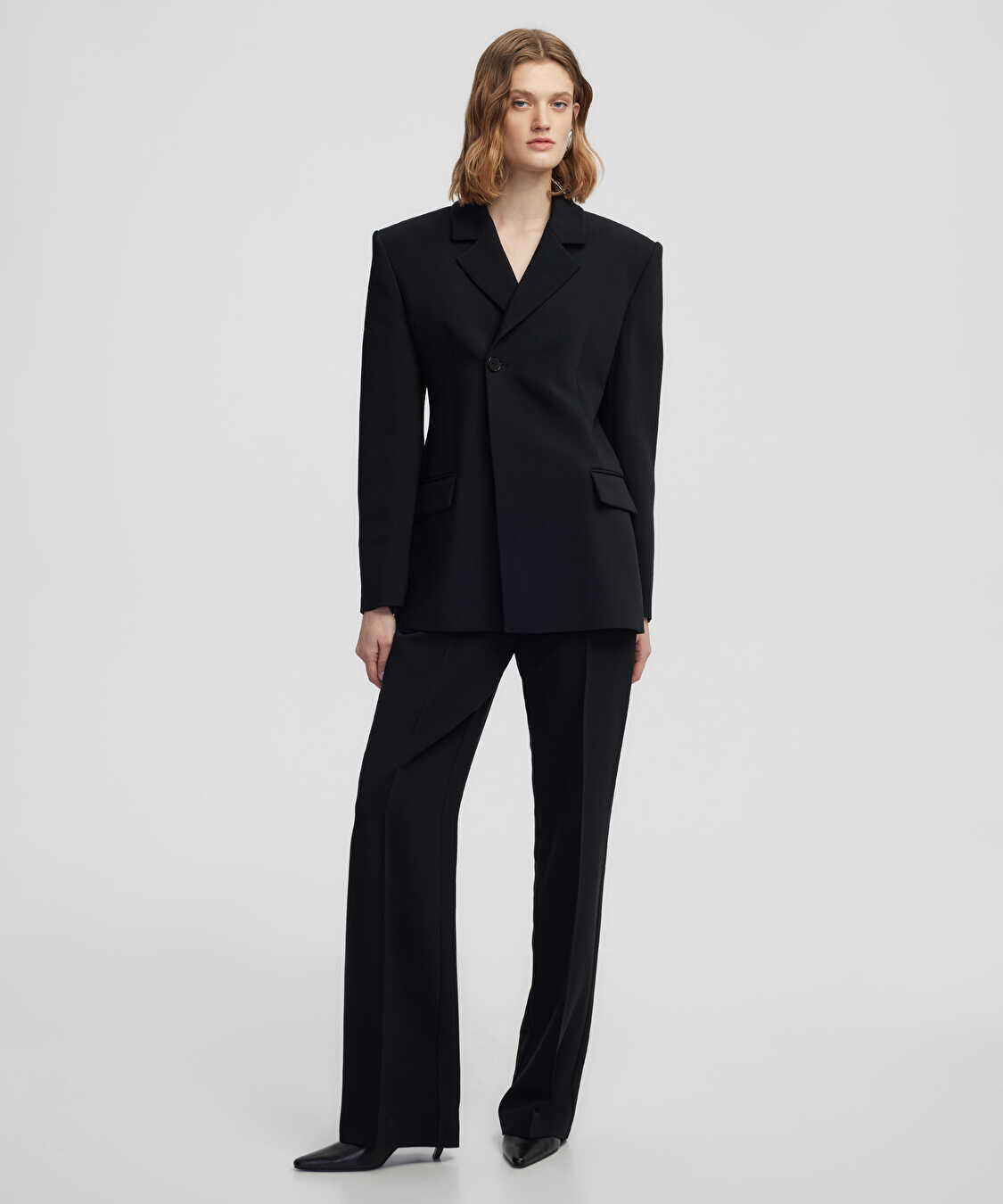 Straight fit cepli pantolon - IW6250003376001 - Siyah Pantolon
