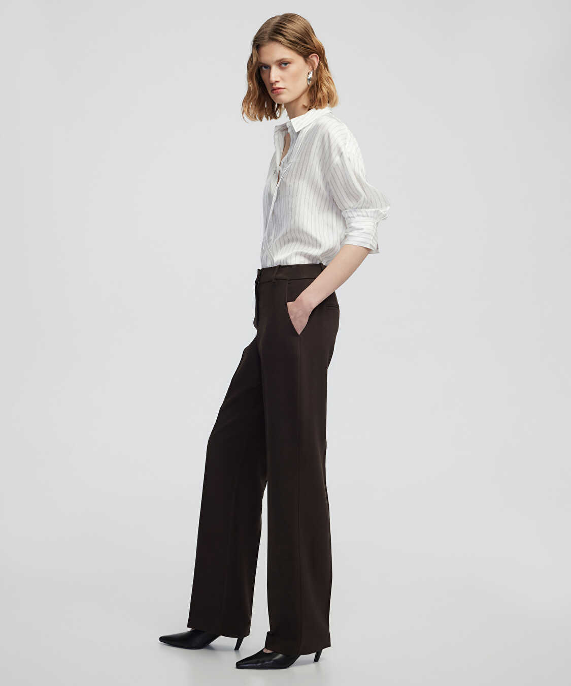 Straight fit cepli pantolon - IW6250003376074 - Kahverengi Pantolon