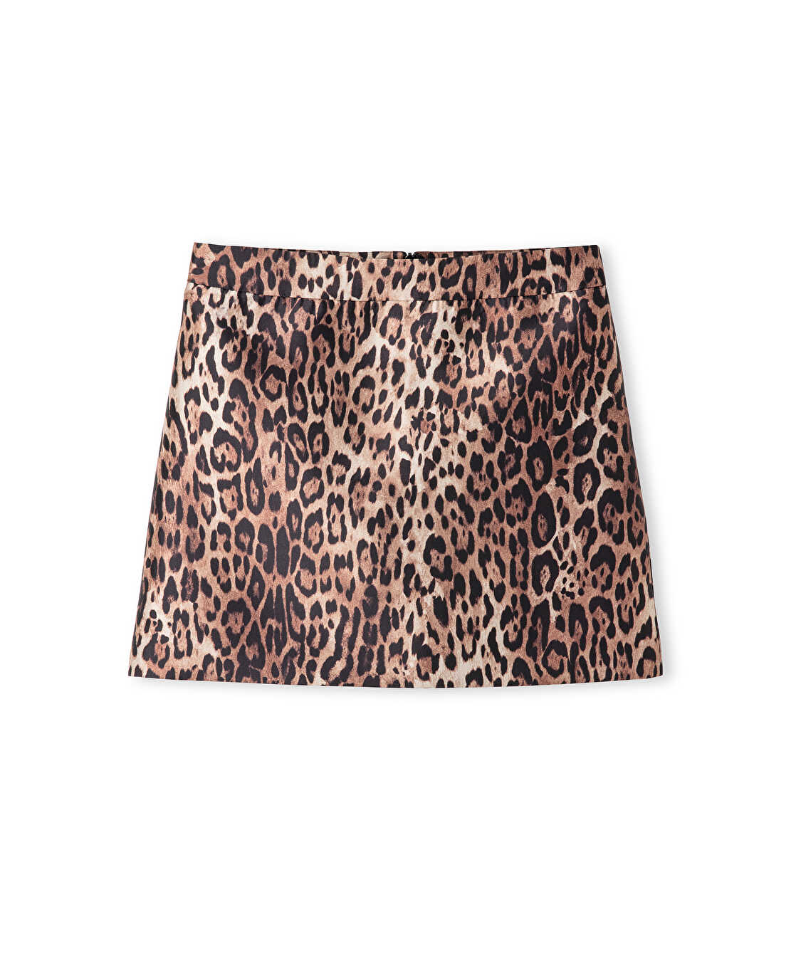 Leopar desen mini etek - IW6250004082003 - Natürel Etek