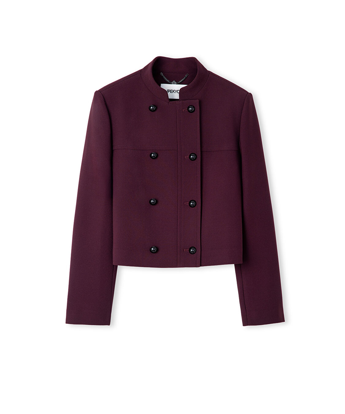 Çift sıra düğmeli ceket - IW6250005087035 - Bordo Ceket