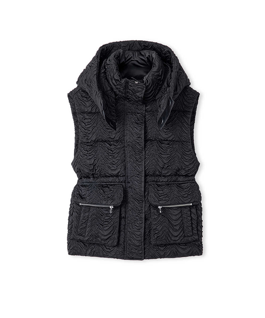 Dokulu şişme yelek - IW6250012121001 - Siyah Mont