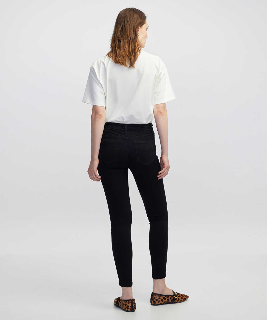 Skinny fit jean pantolon - IW6250018004001 - Siyah Jean Pantolon