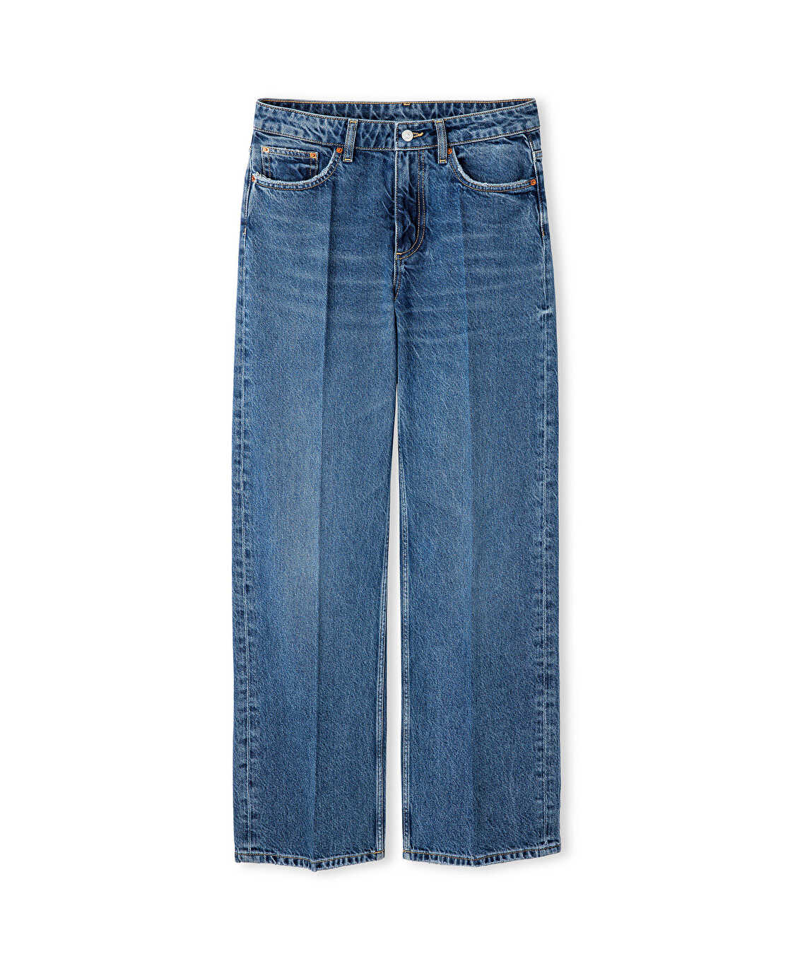 Palazzo fit jean pantolon - IW6250018010AC7 - Koyu İndigo Jean Pantolon