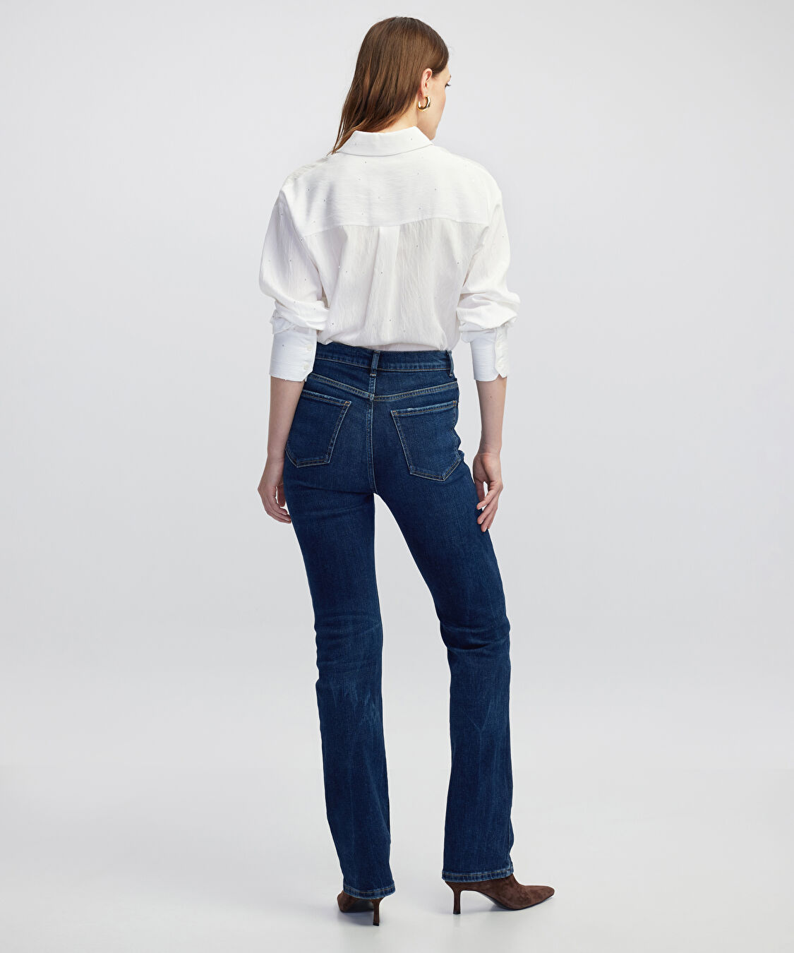 Straight fit jean pantolon - IW6250018017015 - Lacivert Jean Pantolon