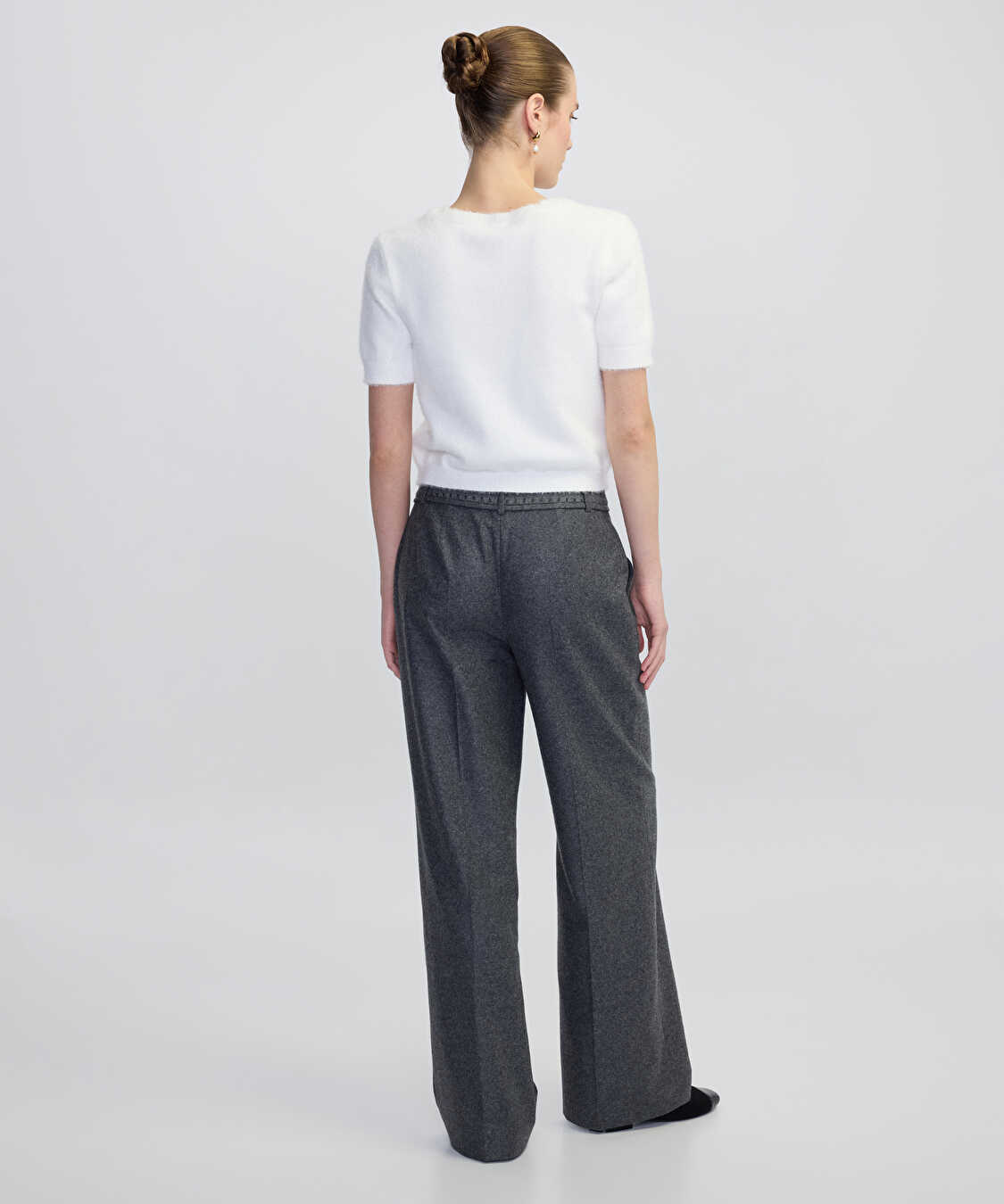 Dokulu basic triko - IW6250050336018 - Ekru Triko