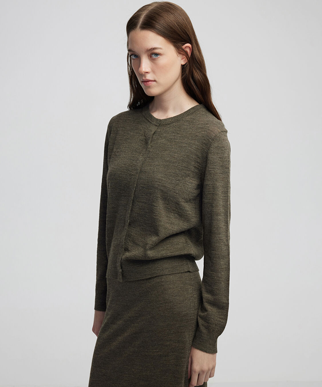 Basic triko hırka - IW6250050600014 - Vizon Triko