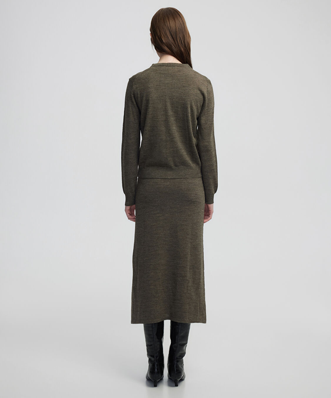 Basic triko hırka - IW6250050600014 - Vizon Triko