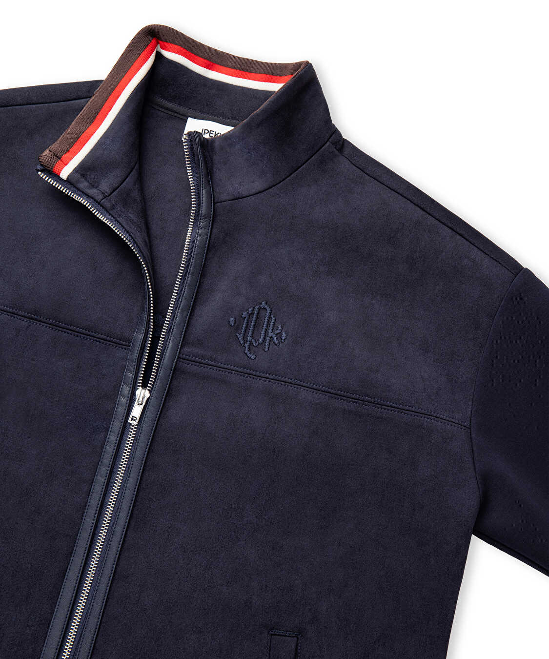 Üç boyutlu monogram nakışlı sweatshirt - IW6250091059015 - Lacivert Sweatshirt
