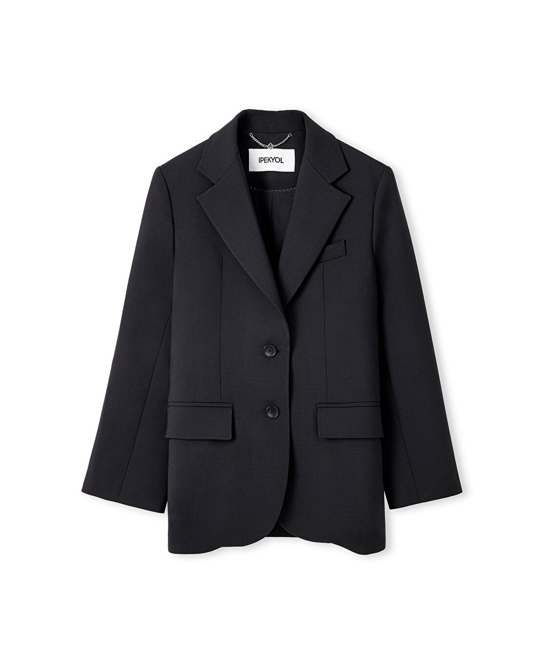 Vatkalı blazer  - IW6250106013001 - Siyah Blazer