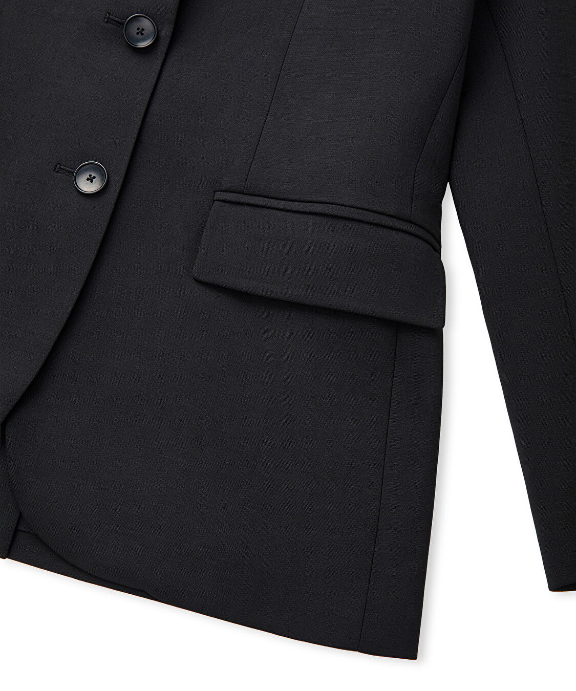 Vatkalı blazer  - IW6250106013001 - Siyah Blazer