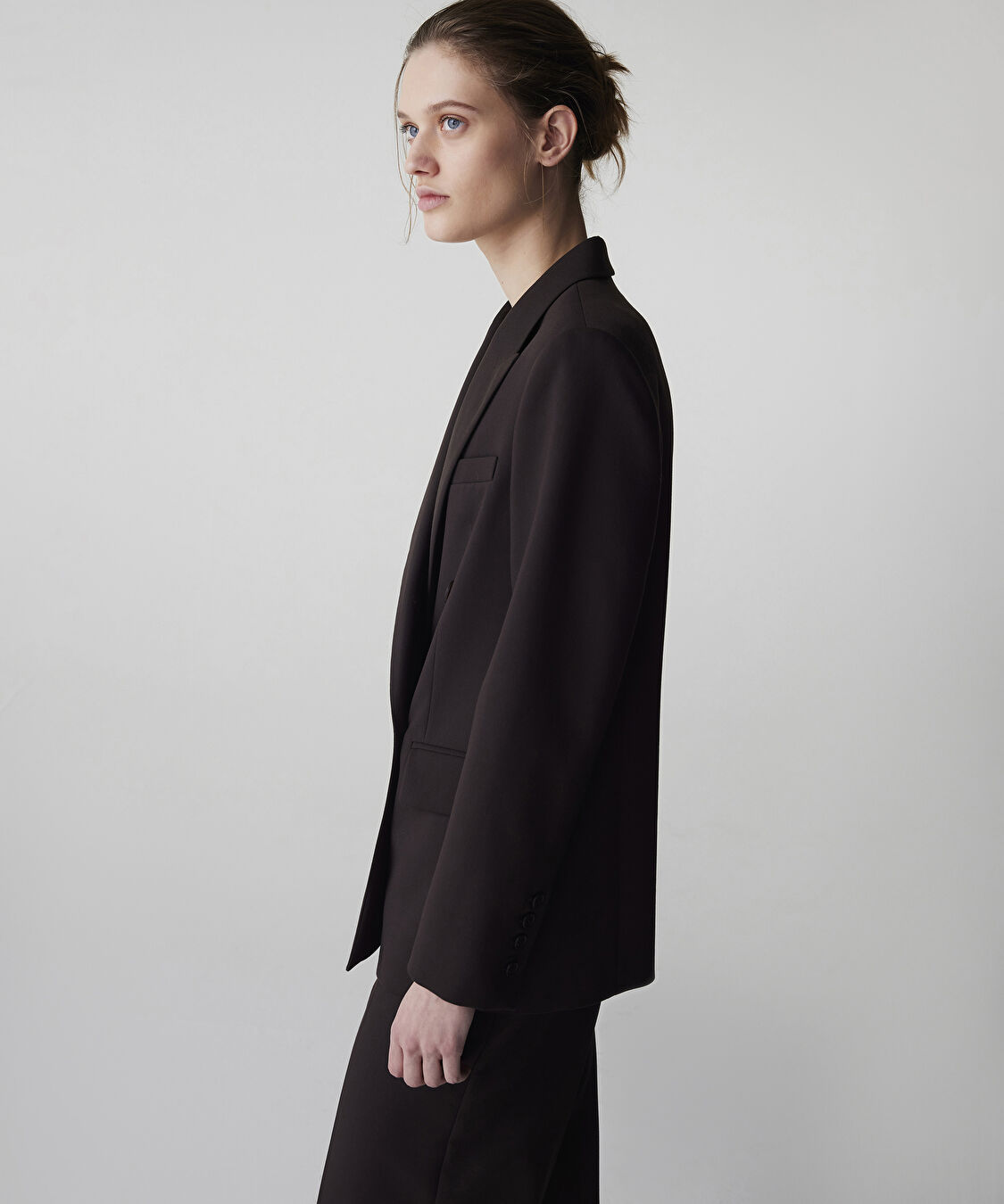 Kruvaze blazer   - IW6250106058074 - Kahverengi Blazer