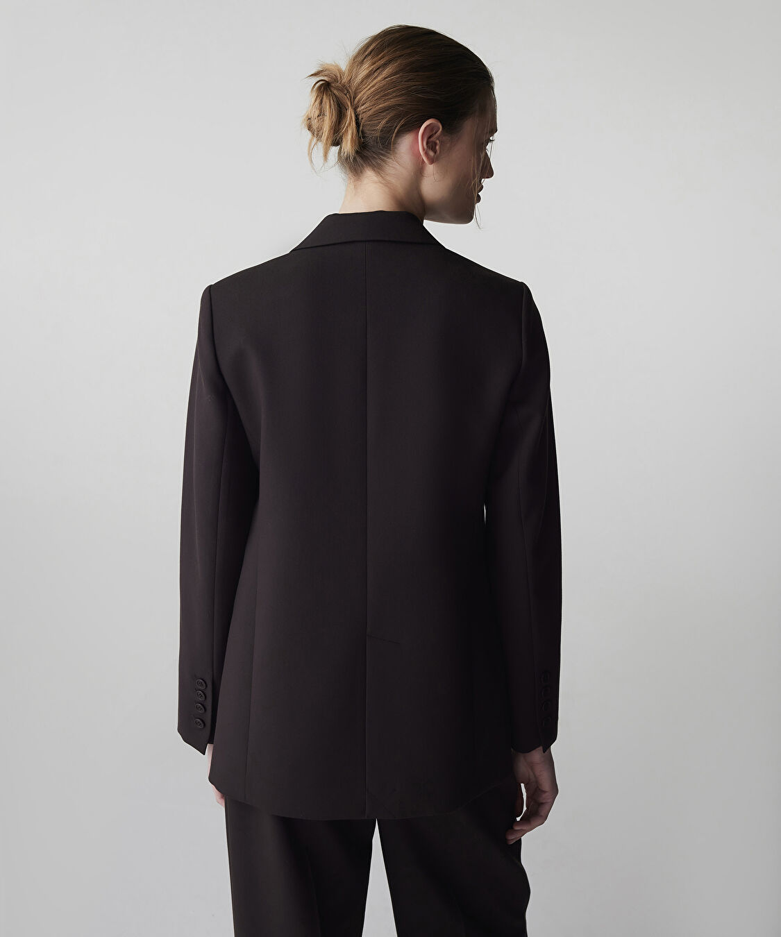 Kruvaze blazer   - IW6250106058074 - Kahverengi Blazer