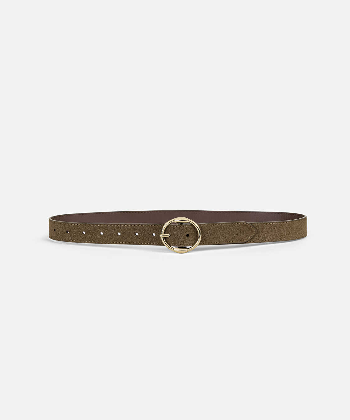Oval metal tokalı kemer - IW6250053010027 - Kamel Kemer