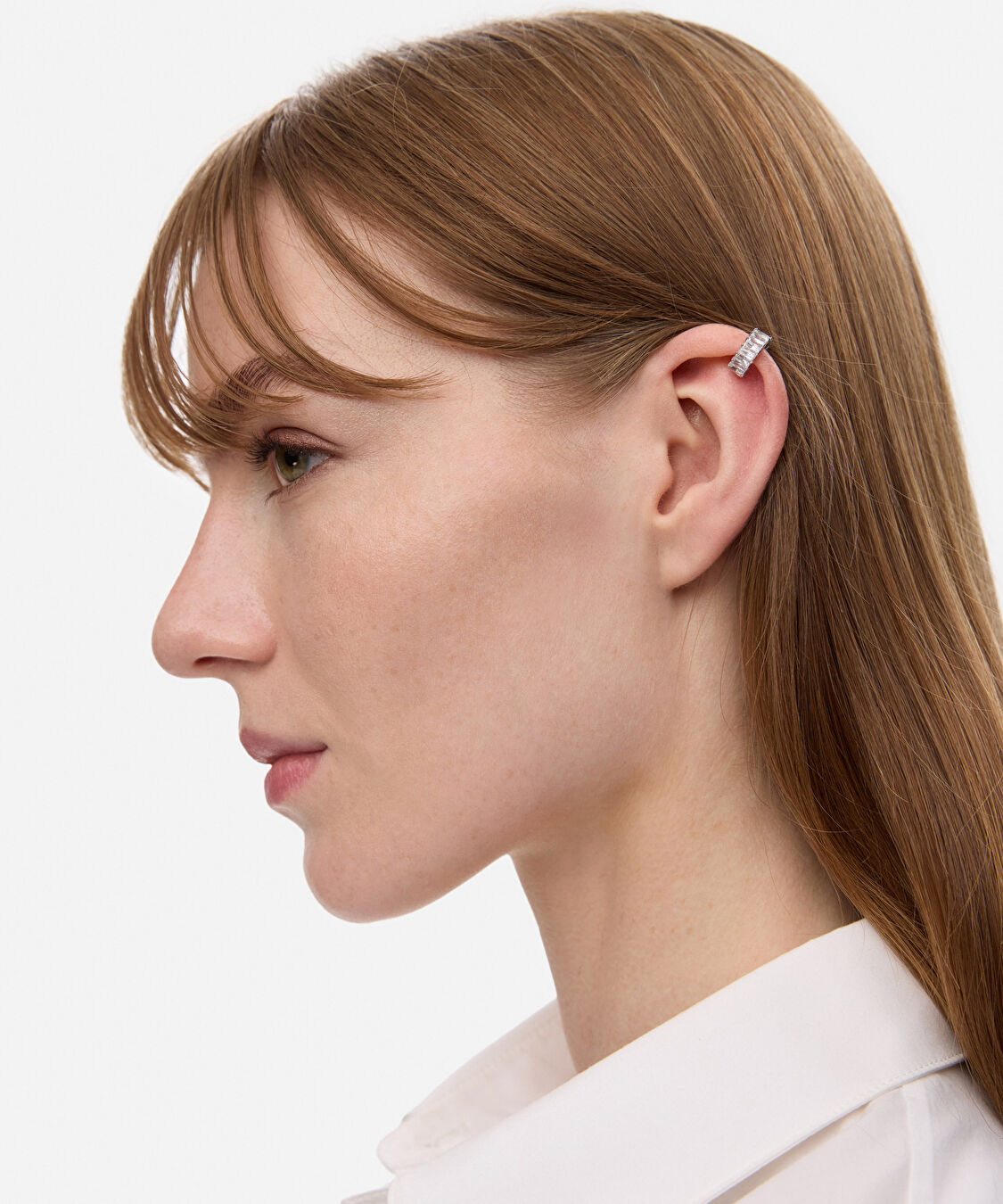 Zirkon taşlı piercing - IW6250141001122 - Gümüş Piercing
