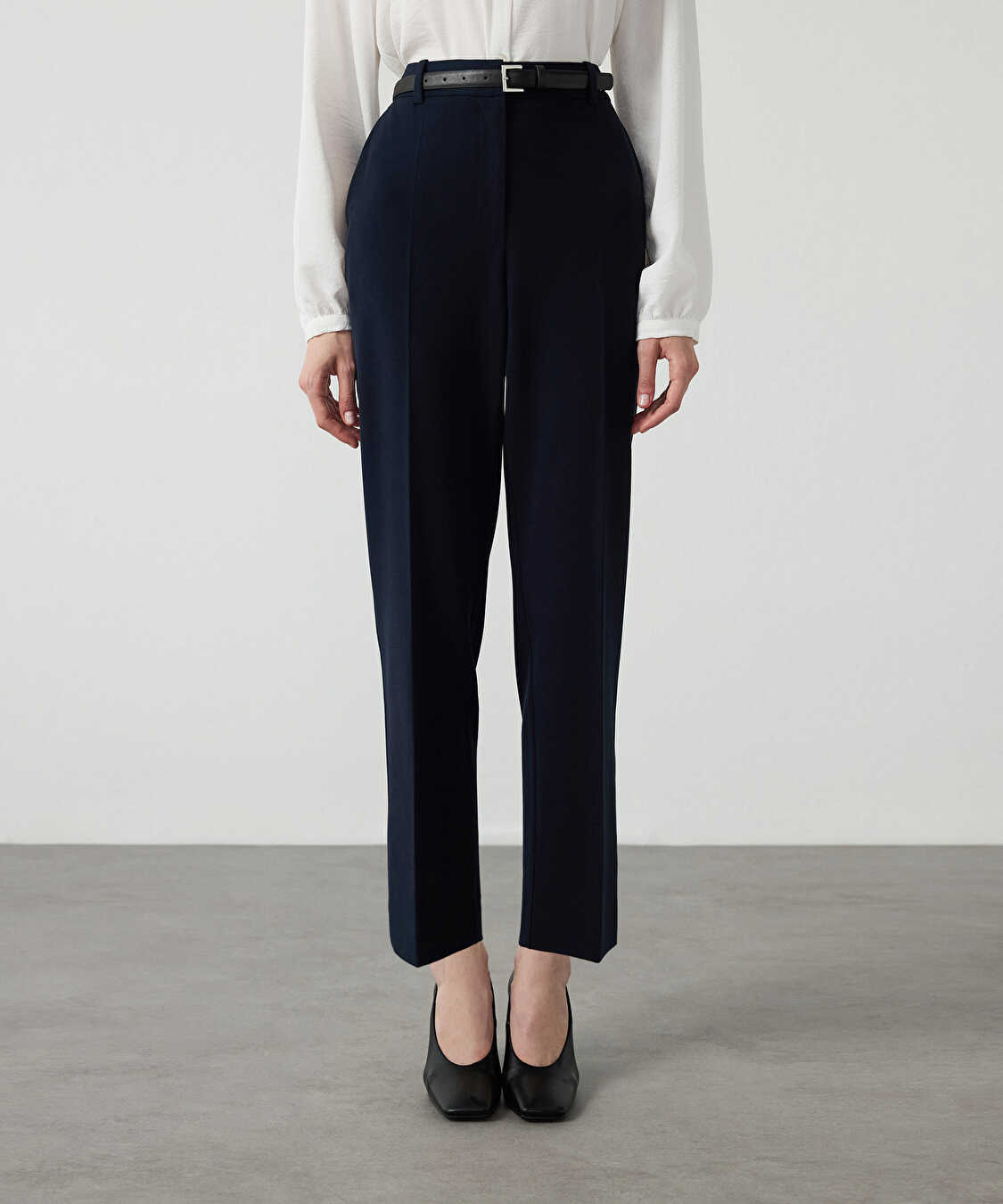 Ütü izli pantolon - IW6260003105015 - Lacivert Pantolon