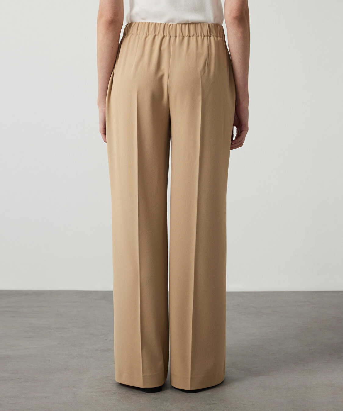 Wide leg fit pantolon - IW6260003128027 - Kamel Pantolon