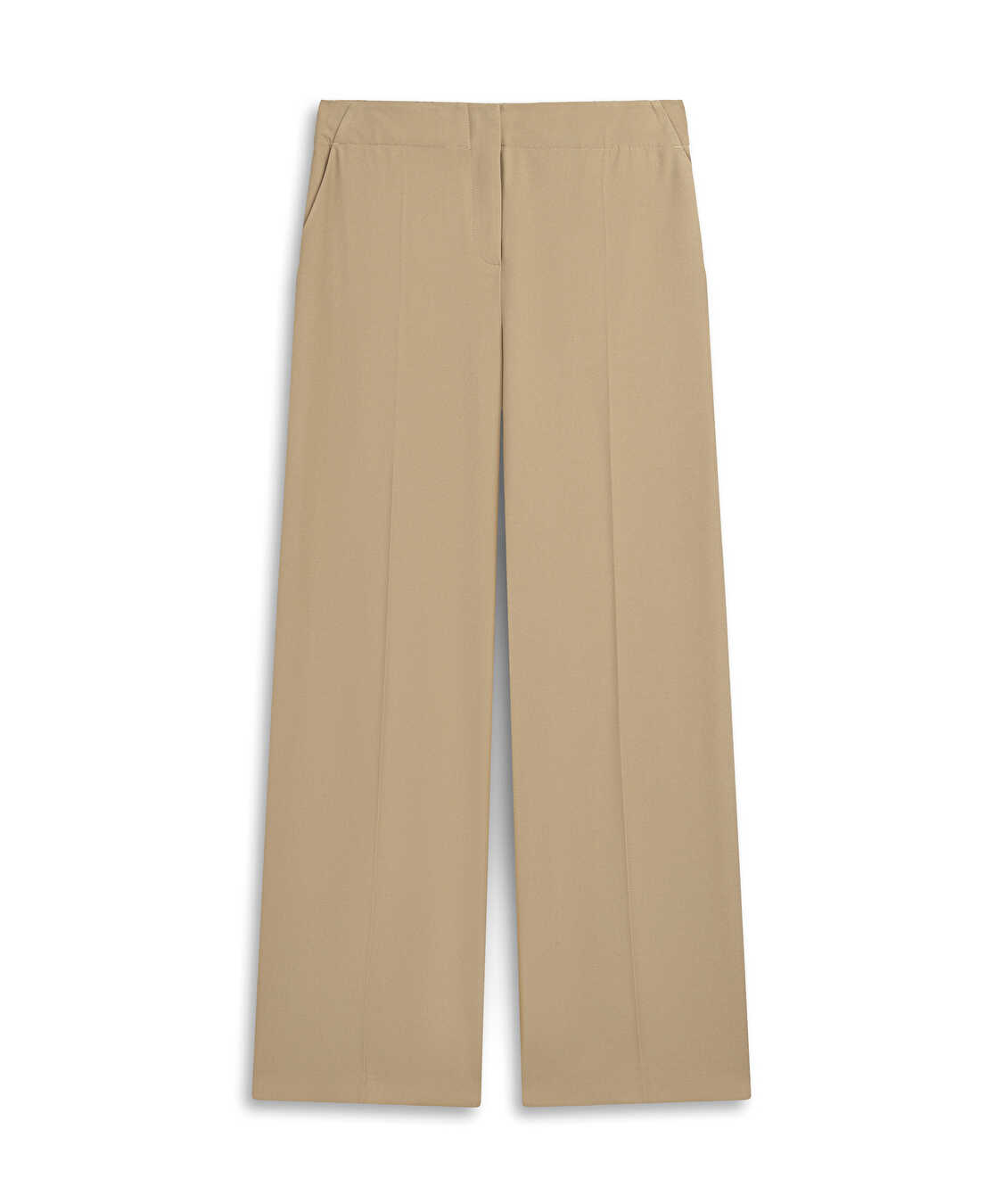 Wide leg fit pantolon - IW6260003128074 - Kahverengi Pantolon