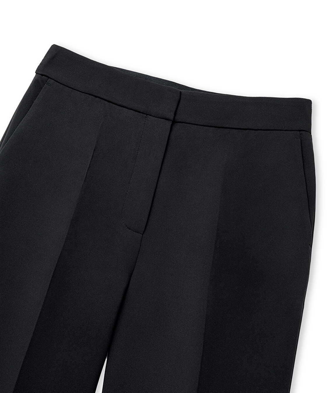 Elastik bel skinny fit pantolon - IW6260003153001 - Siyah Pantolon
