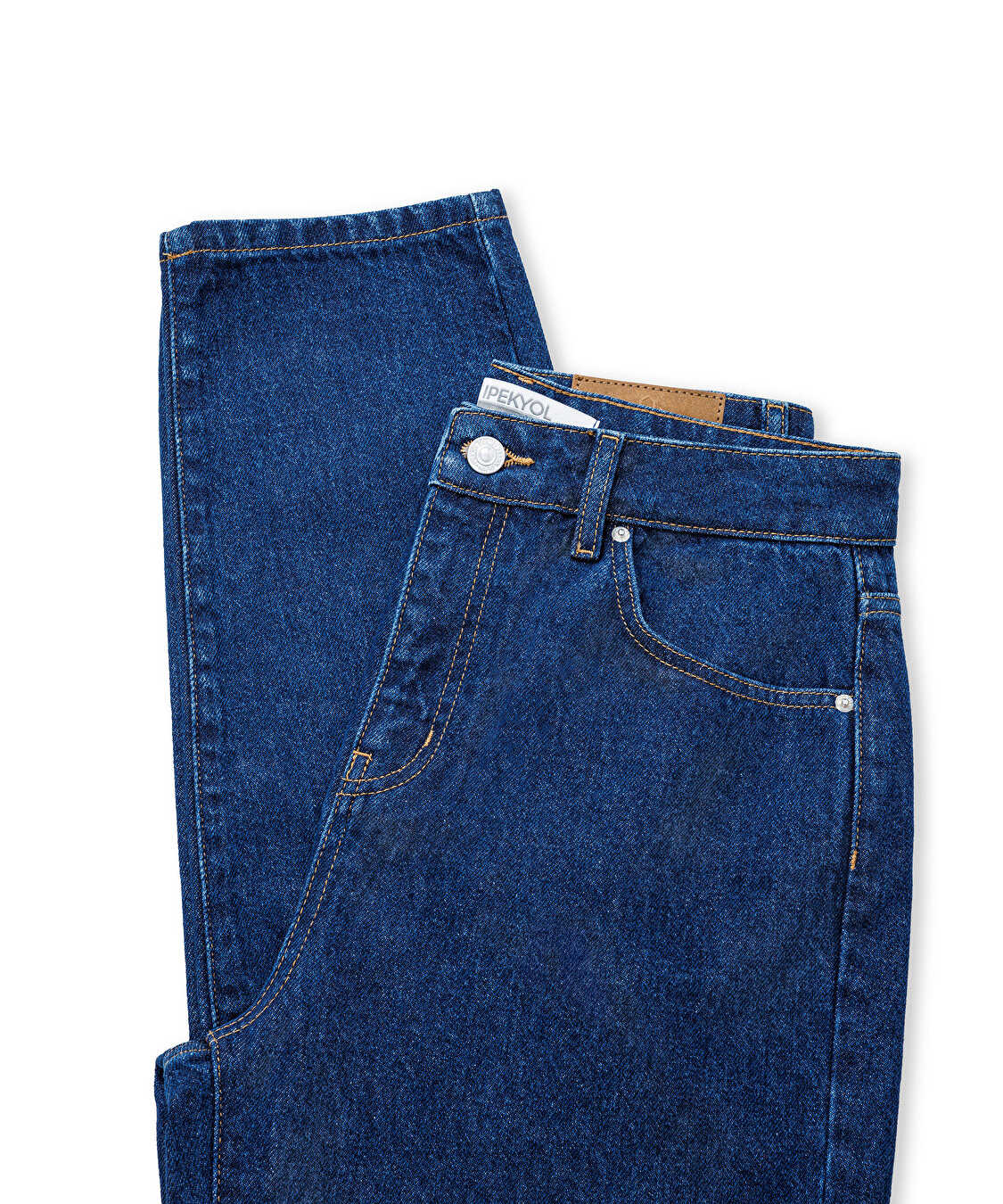 Mom fit jean pantolon - IW6260018009AC7 - Koyu İndigo Jean Pantolon