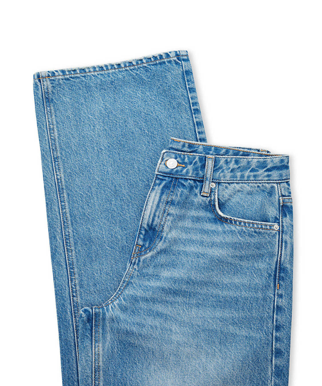 Wide leg jean pantolon - IW6260018015629 - İndigo Jean Pantolon