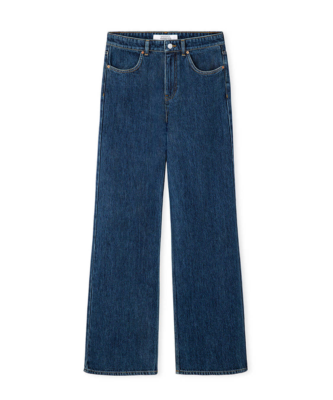 Wide leg jean pantolon - IW6260018031AC7 - Koyu İndigo Jean Pantolon