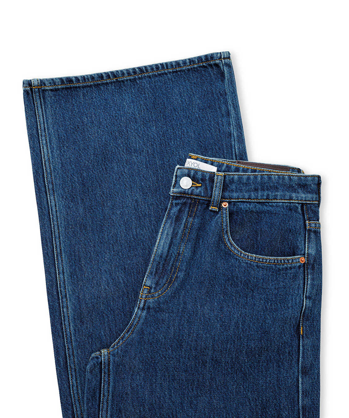 Wide leg jean pantolon - IW6260018031AC7 - Koyu İndigo Jean Pantolon