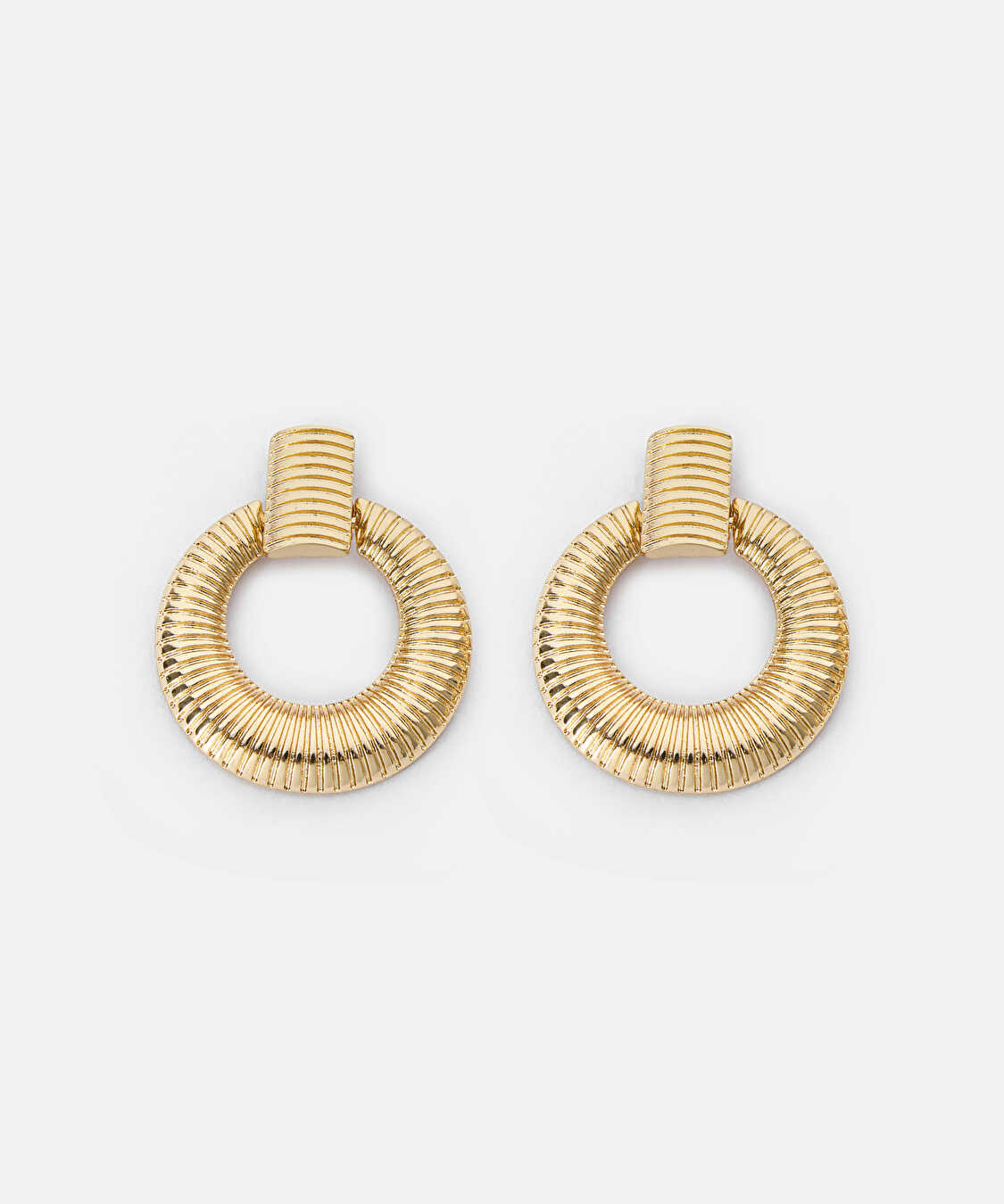 Dokulu küpe - IW6260068002265 - Altın Küpe