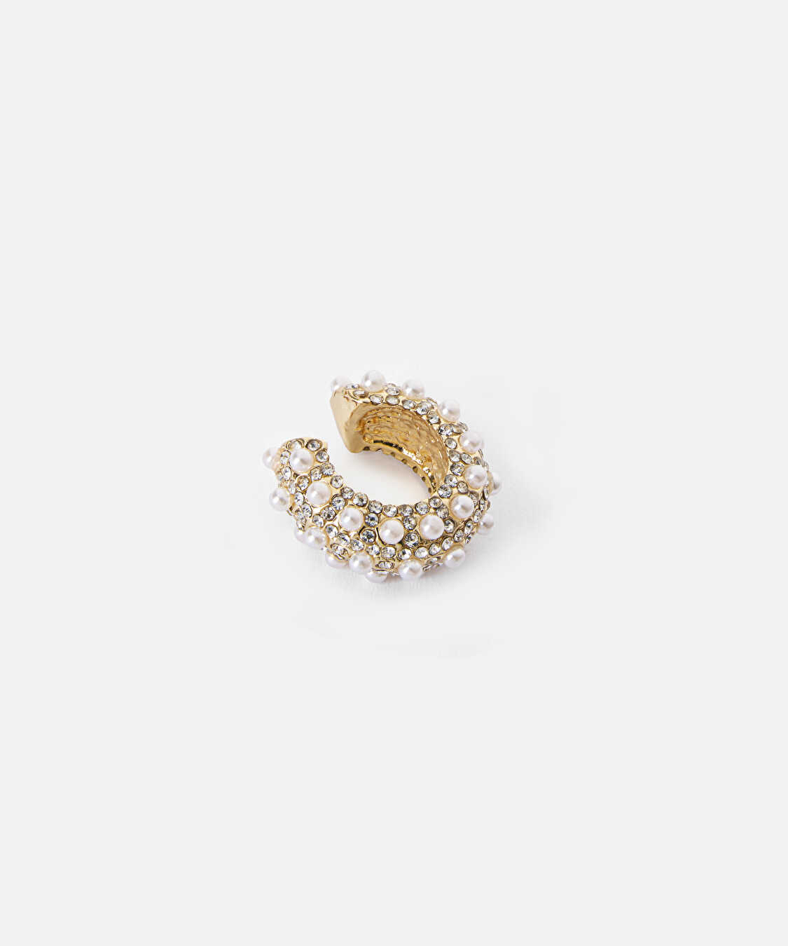 Suni incili ear cuff - IW6260068042265 - Altın Küpe