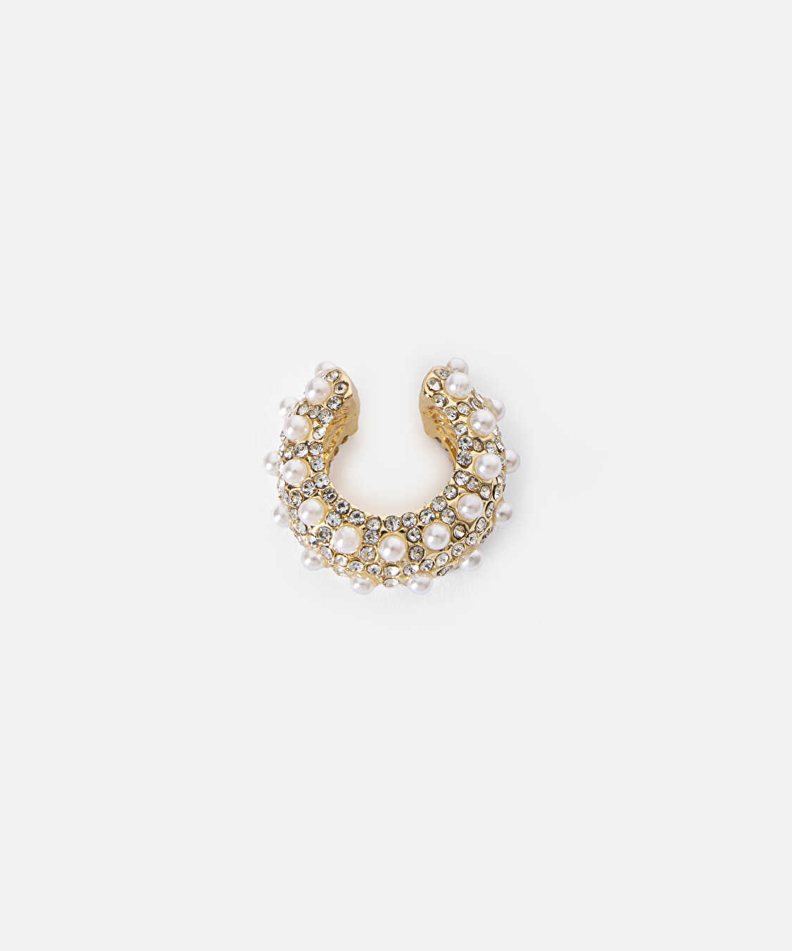 Suni incili ear cuff - IW6260068042265 - Altın Küpe