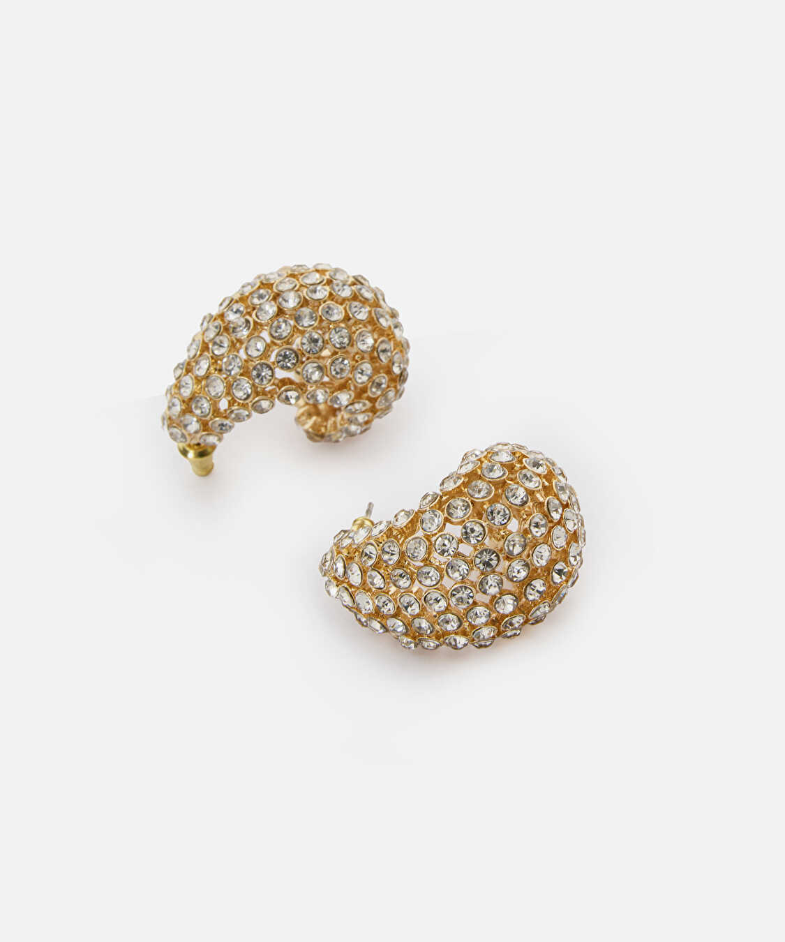 Strass taşlı küpe - IW6260068048265 - Altın Küpe