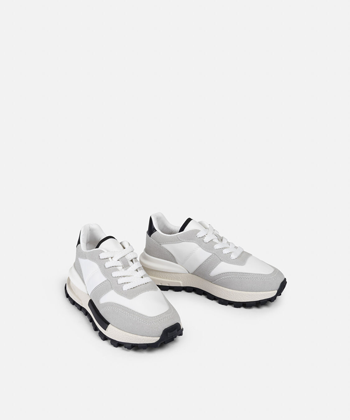 Bağcıklı colorblock sneaker - IS1250062001002 - Beyaz Sneaker