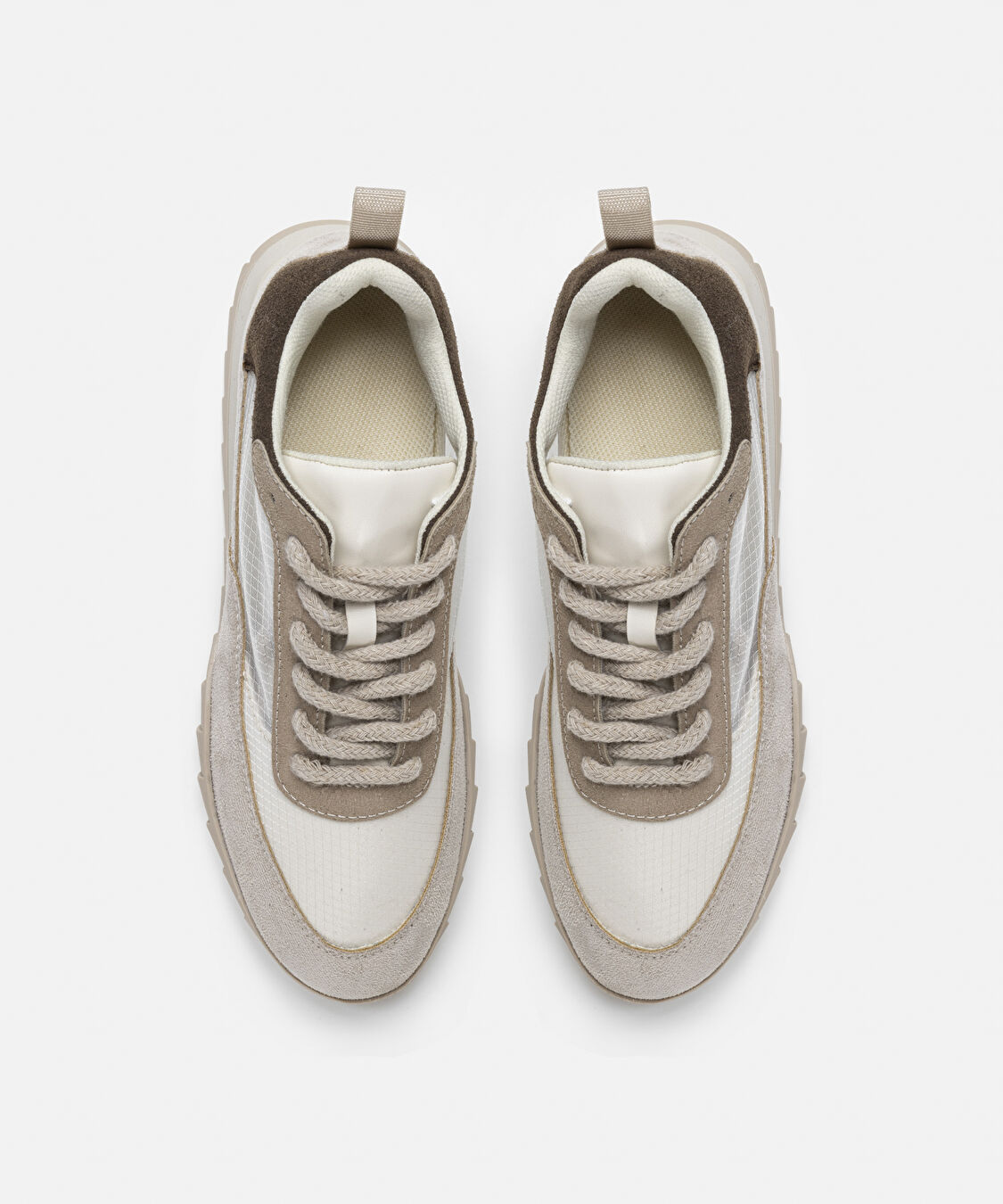 Colorblock sneaker - IS1250062004023 - Bej Sneaker