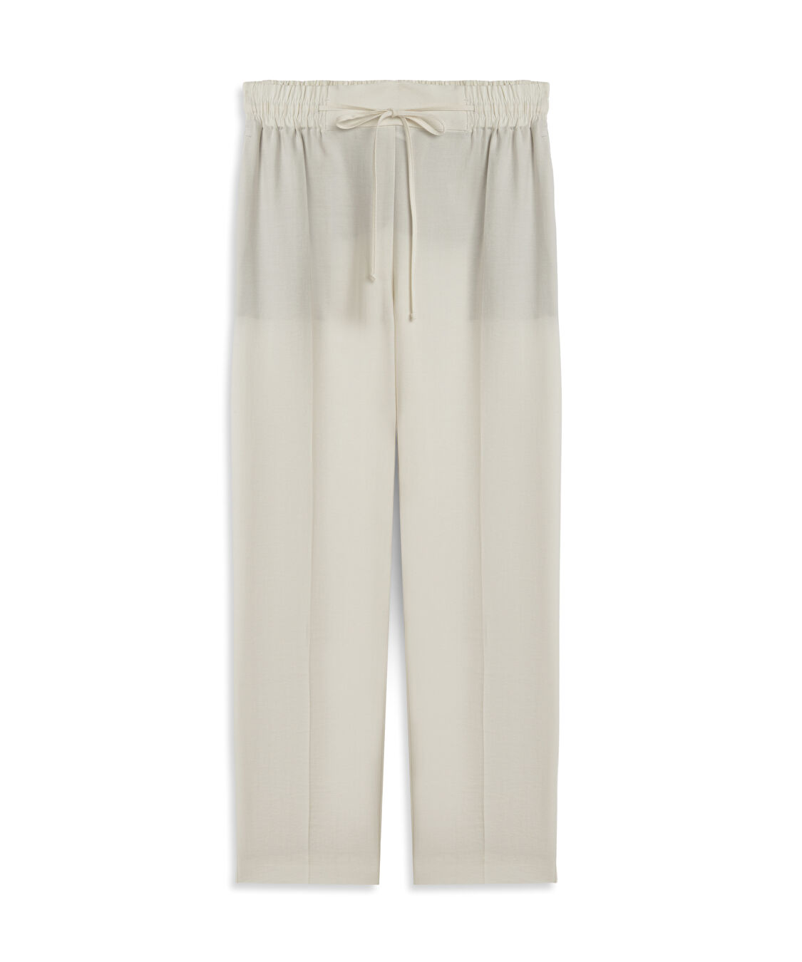 Carrot fit belden bağlamalı pantolon - IS1260003076018 - Ekru Pantolon