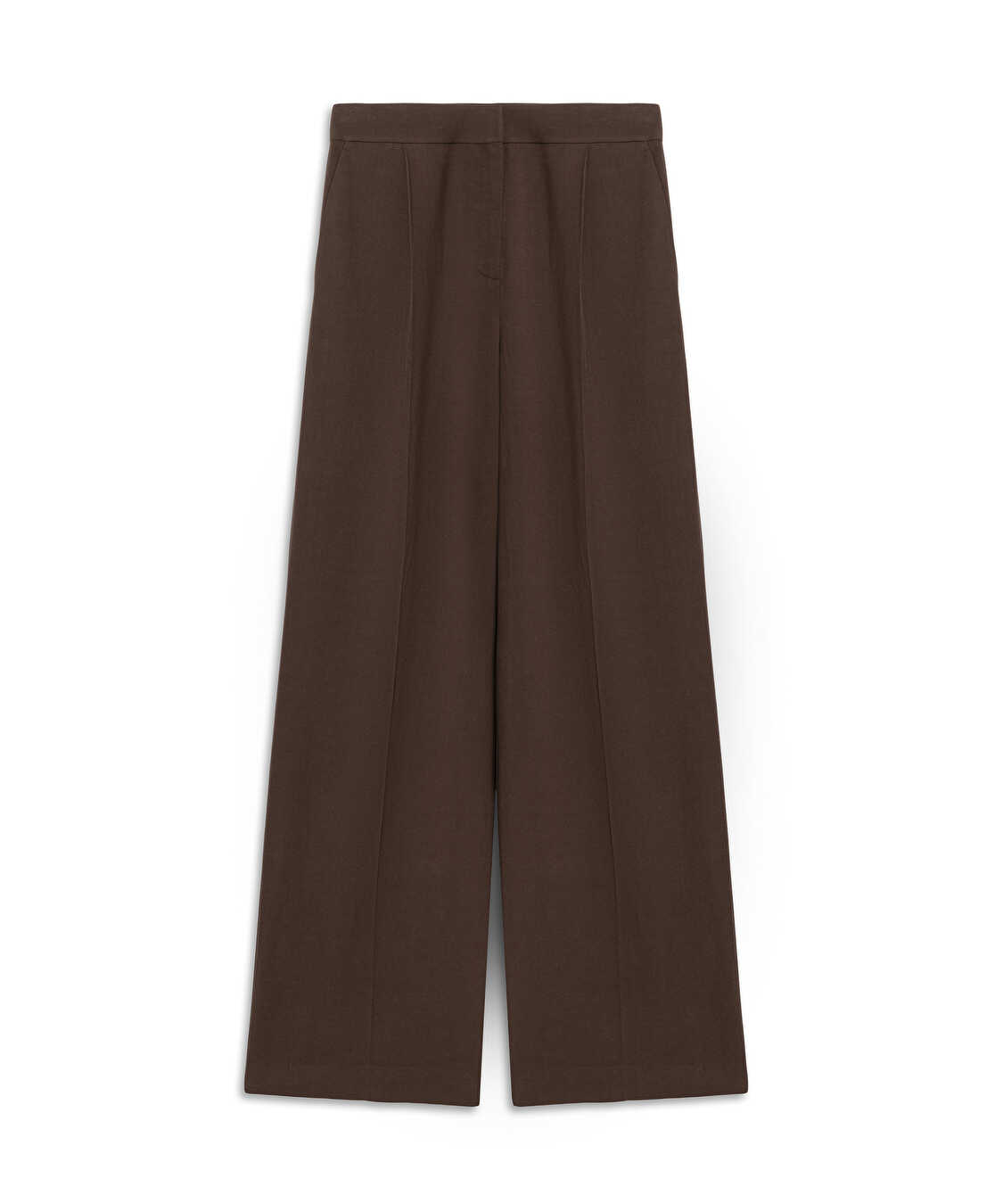 Wide leg fit cepli pantolon - IS1260003088074 - Kahverengi Pantolon