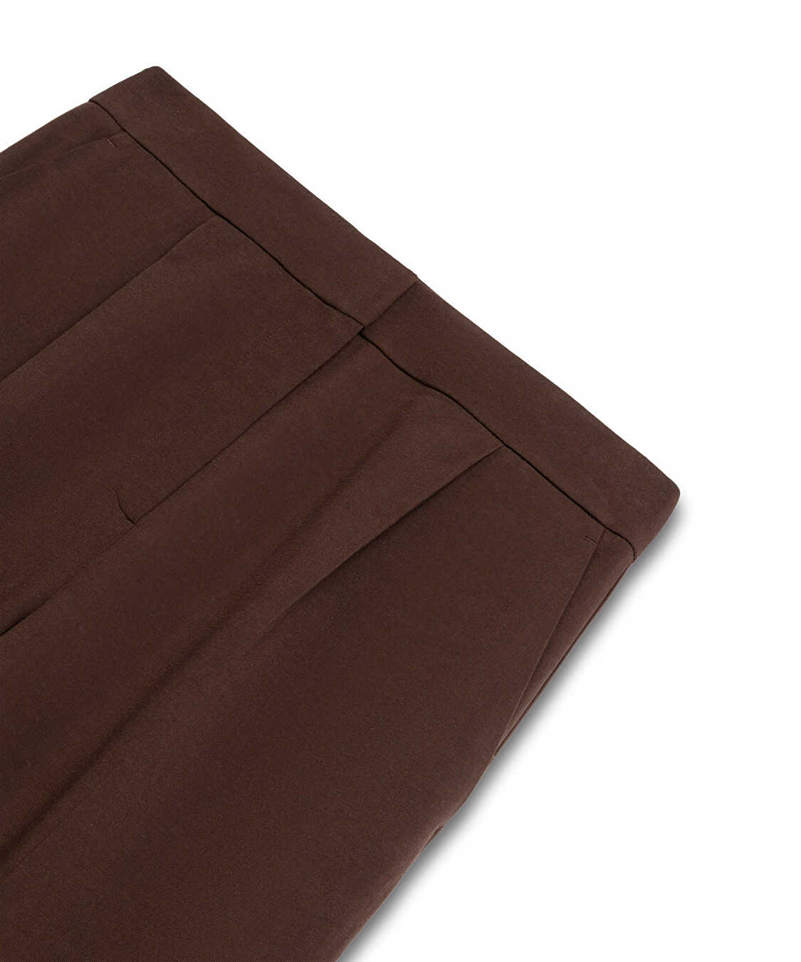Wide leg fit cepli pantolon - IS1260003088074 - Kahverengi Pantolon