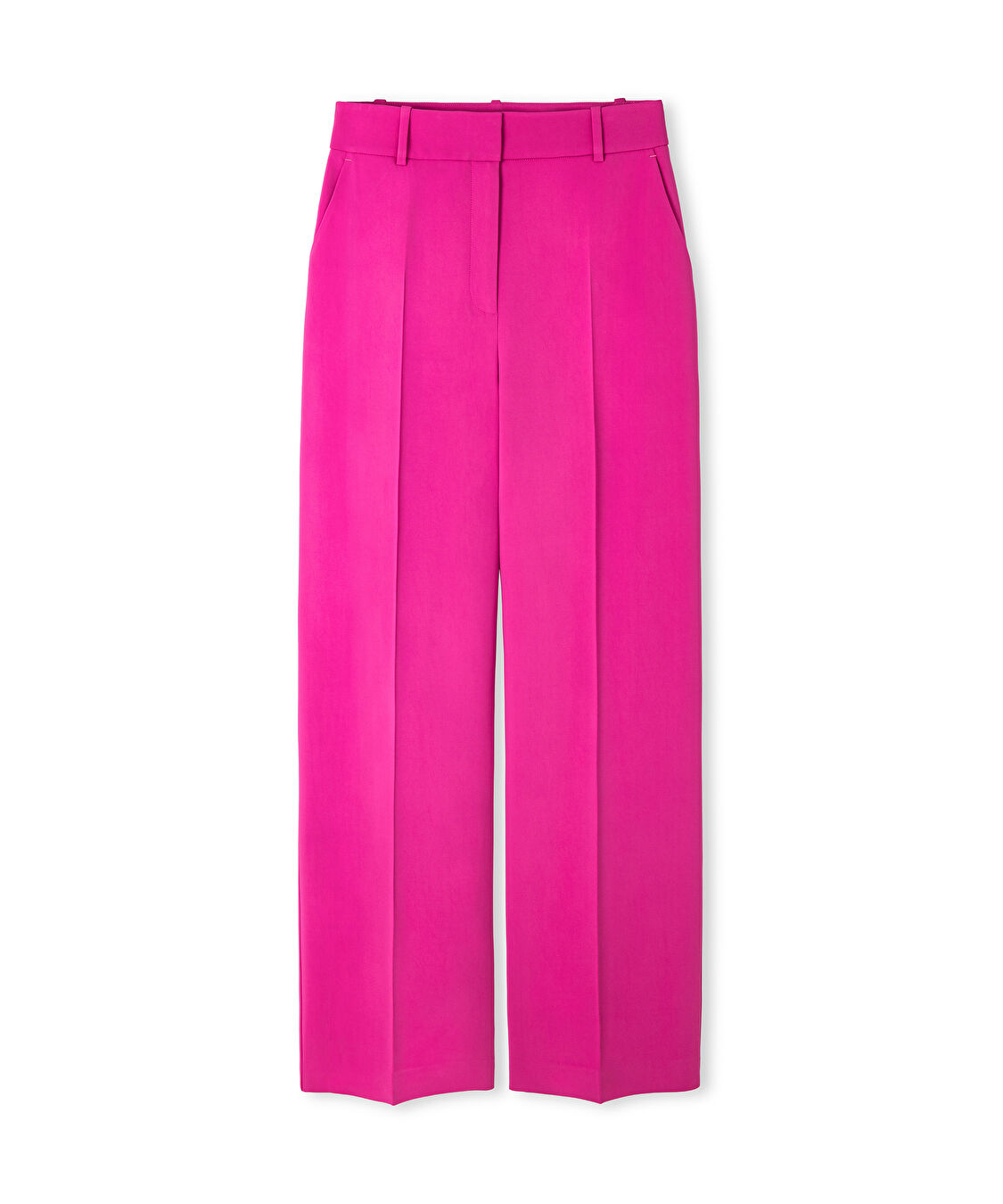 Wide leg fit pantolon - IS1260003118004 - Fuşya Pantolon