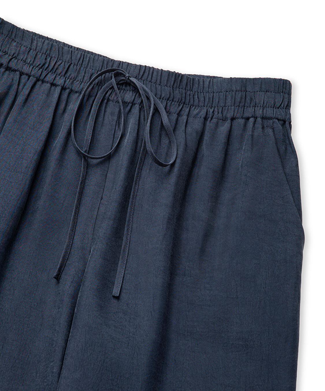 Belden bağlamalı carrot fit pantolon - IS1260003151015 - Lacivert Pantolon