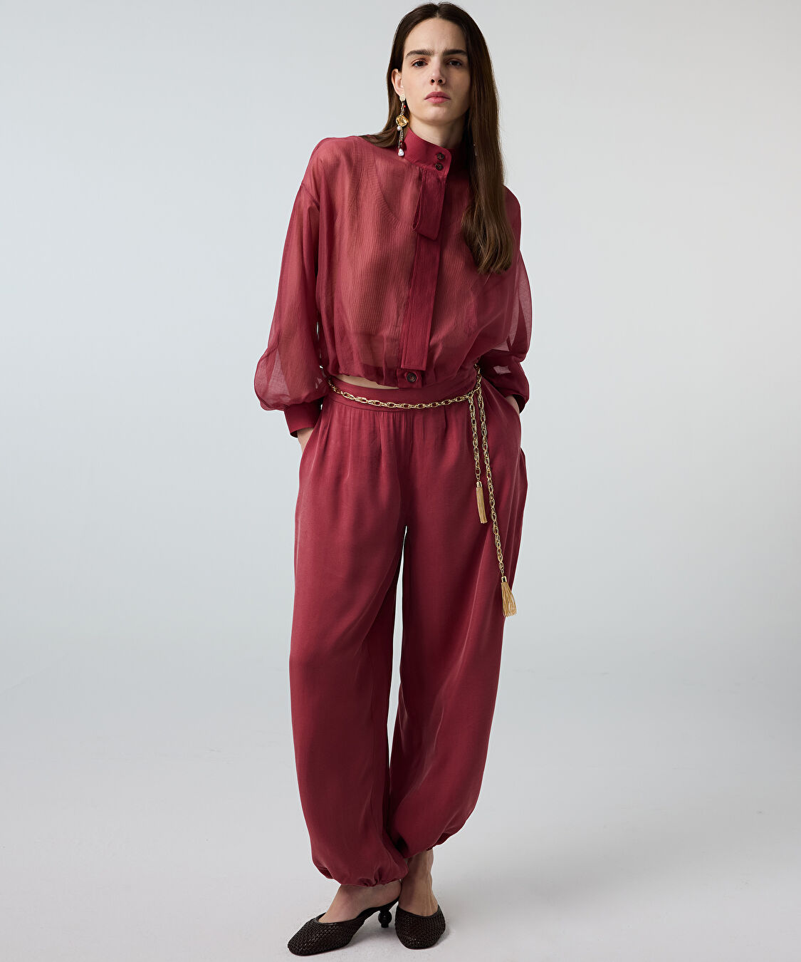 Cepli balon fit pantolon - IS1260003184026 - Gülkurusu Pantolon