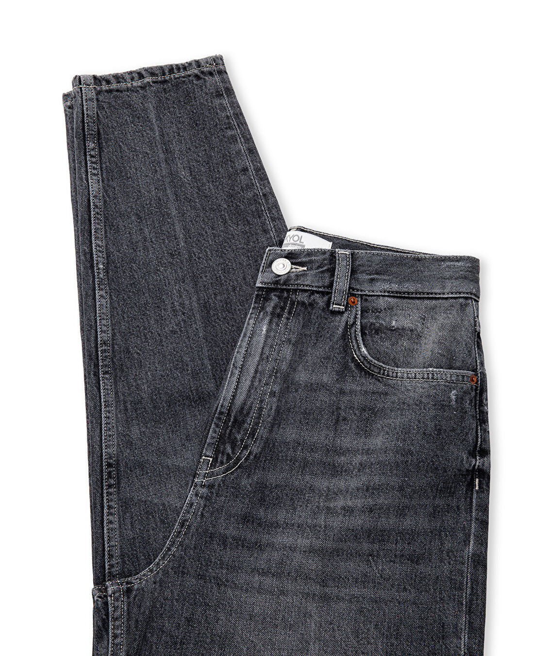 Carrot fit jean pantolon - IS1260018021001 - Siyah Jean Pantolon