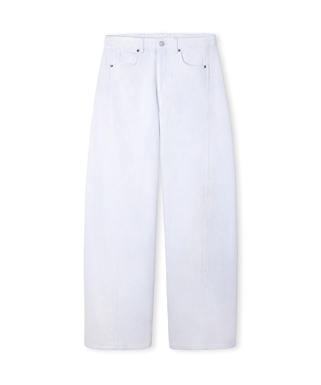 Baggy jean pantolon - IS1260018042002 - Beyaz Jean Pantolon