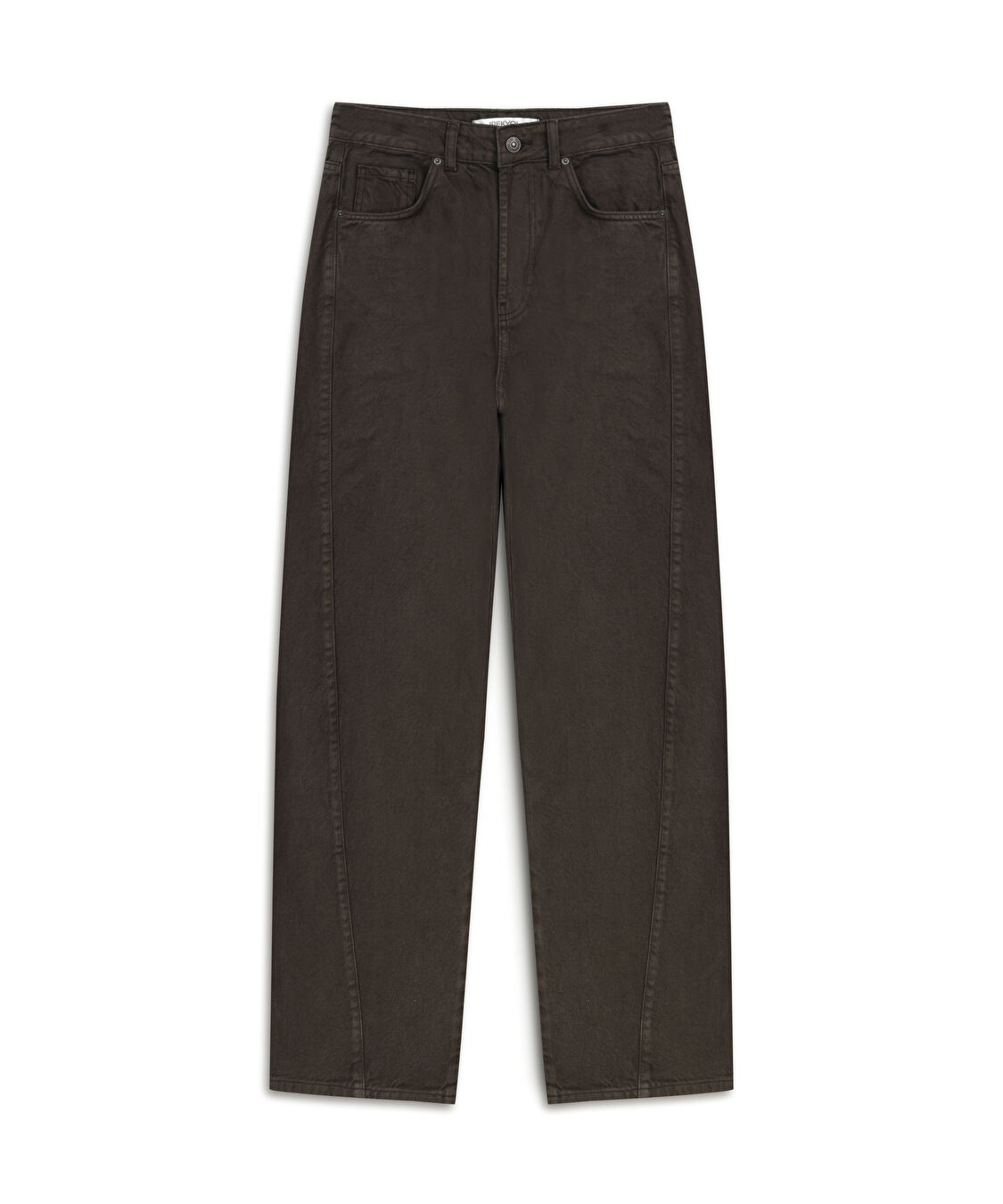 Barrel fit jean pantolon - IS1260018080074 - Kahverengi Jean Pantolon