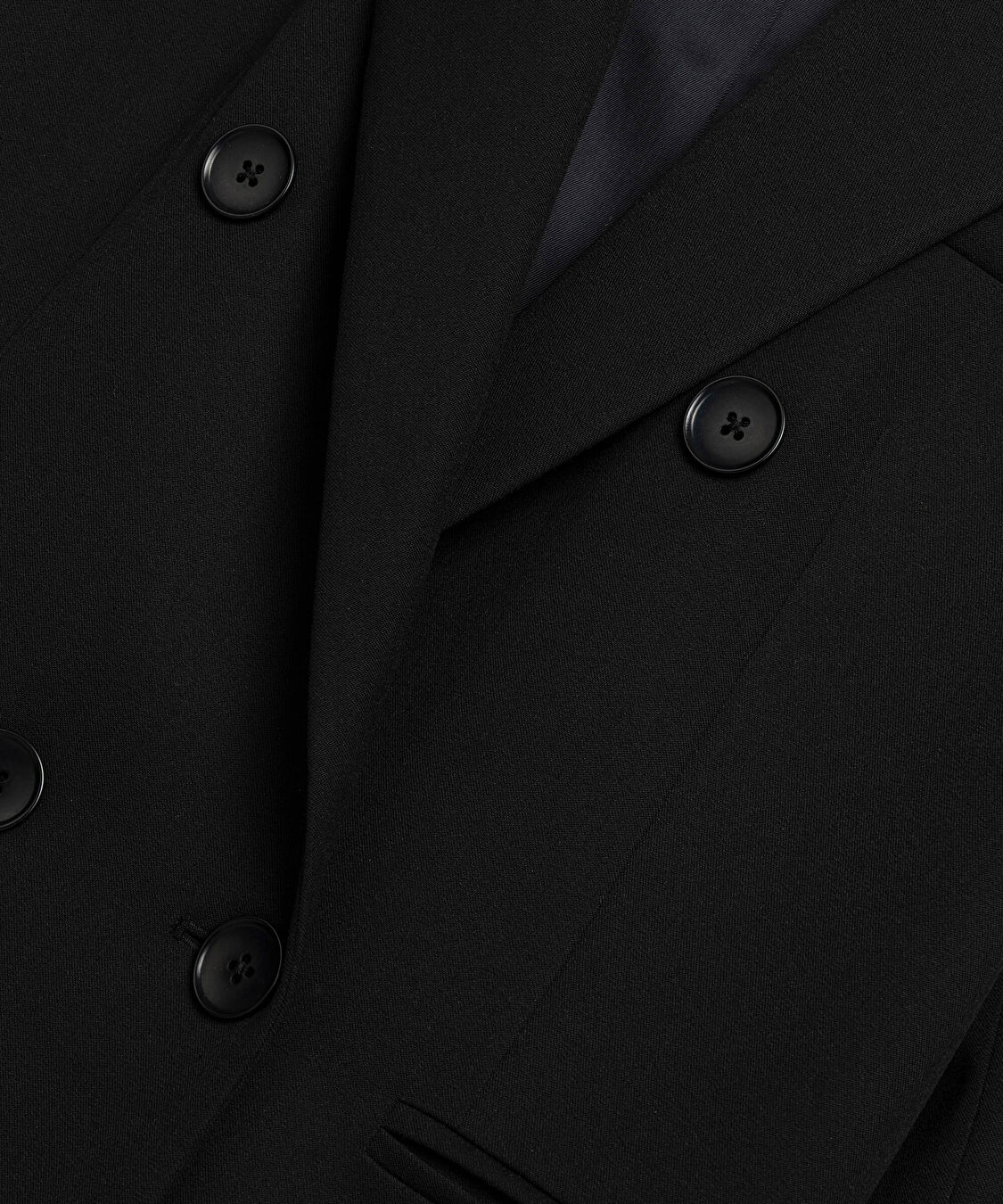 Kruvaze blazer - IS1260106003001 - Siyah Blazer