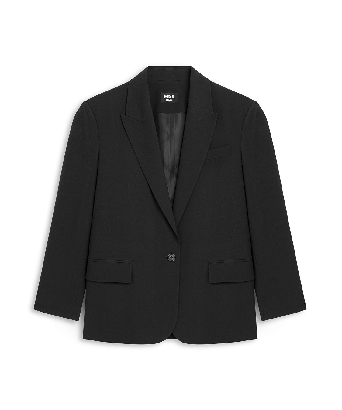Vatkalı blazer - IS1260106004015 - Lacivert Blazer